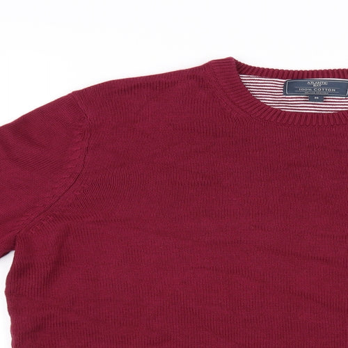 Atlantic Bay Mens Purple   Pullover Jumper Size M