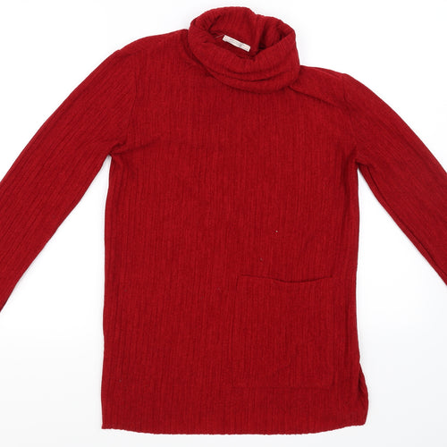 Zara Trafaluc Womens Red   Pullover Jumper Size 6