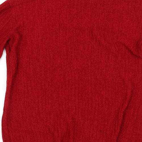 Zara Trafaluc Womens Red   Pullover Jumper Size 6