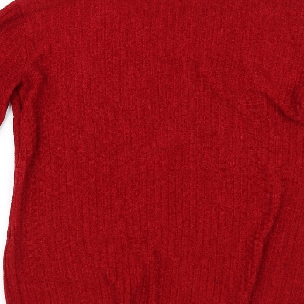 Zara Trafaluc Womens Red   Pullover Jumper Size 6