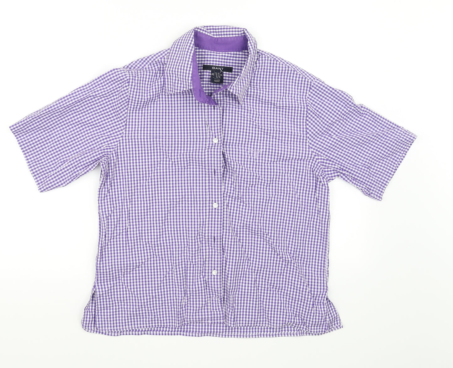 GANT Womens Purple   Basic Button-Up Size 14