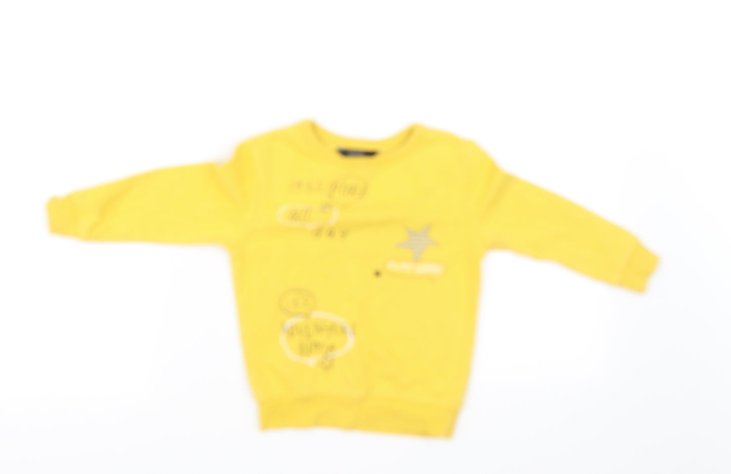 George Boys Yellow   Pullover Jumper Size 2 Years