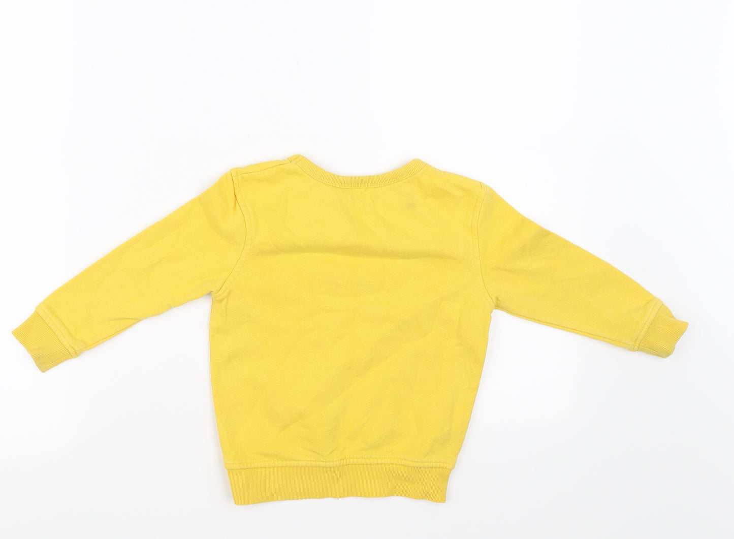 George Boys Yellow   Pullover Jumper Size 2 Years
