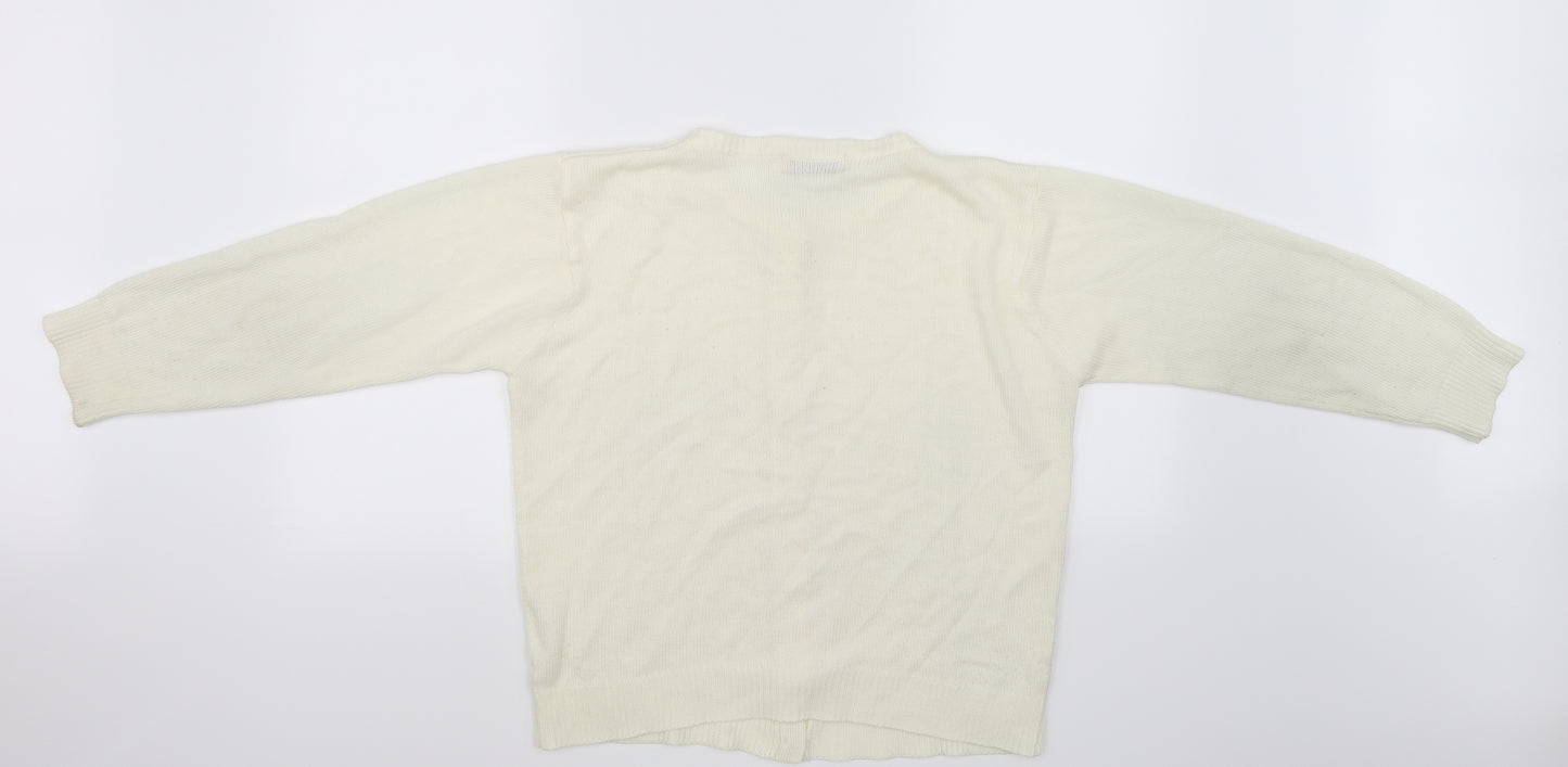 Honor Milburn Womens Yellow   Cardigan Jumper Size 14