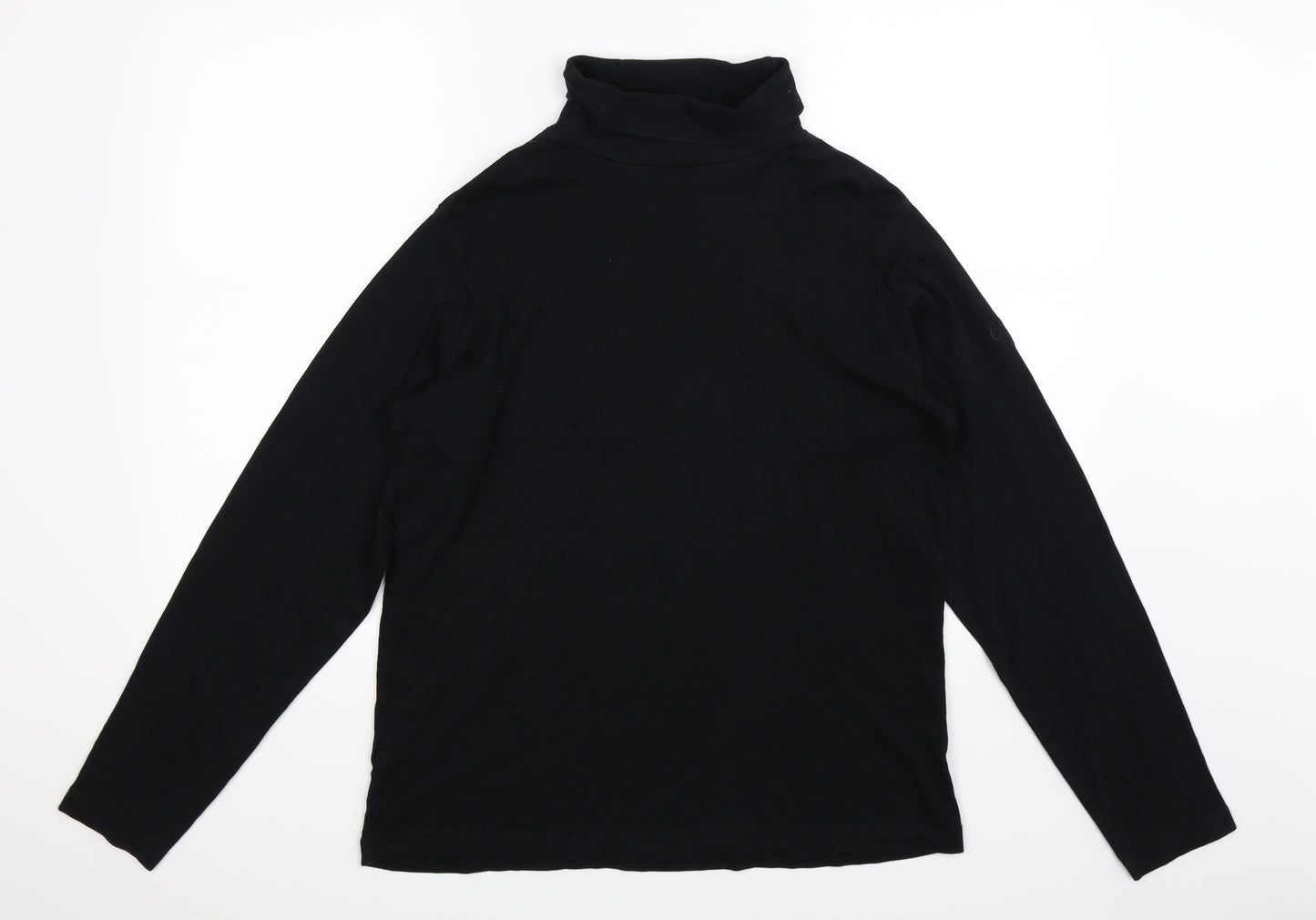 Cotton Traders Mens Black   Pullover Sweatshirt Size S