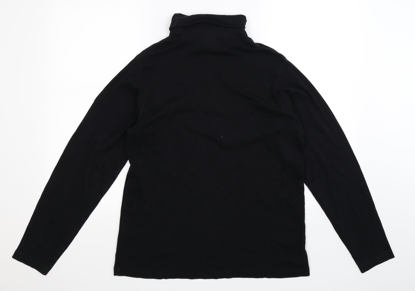 Cotton Traders Mens Black   Pullover Sweatshirt Size S