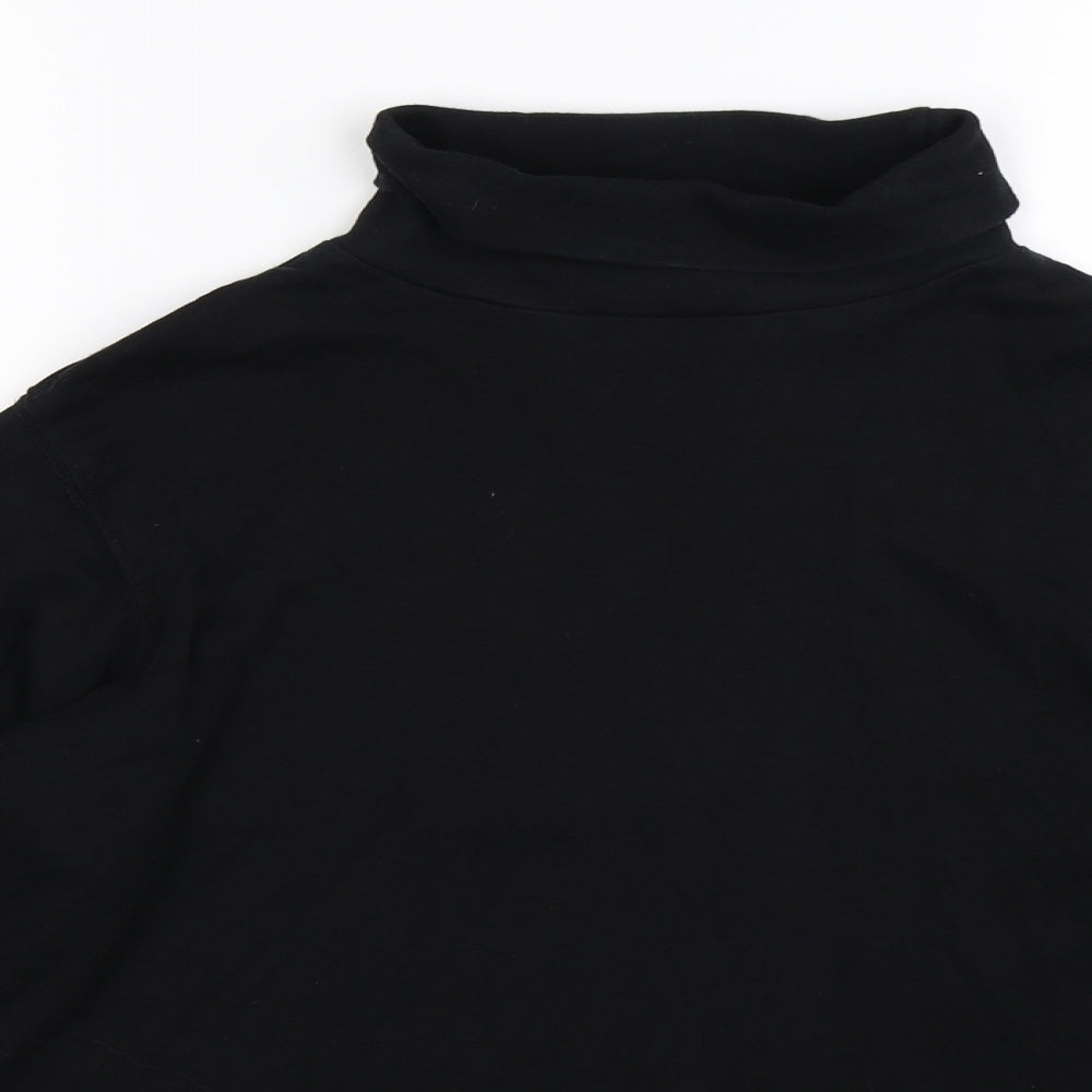 Cotton Traders Mens Black   Pullover Sweatshirt Size S