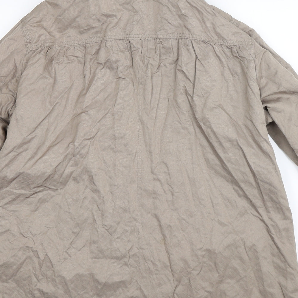 Marks and Spencer Womens Grey   Parka Coat Size 20