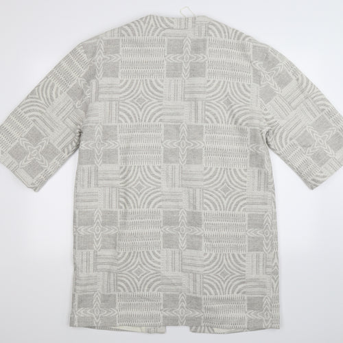 Atmosphere Womens Multicoloured Geometric  Jacket Coat Size 12
