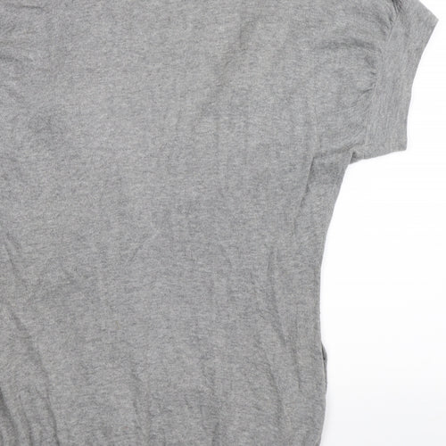 Warehouse Womens Grey  Knit Cardigan Jumper Size 10
