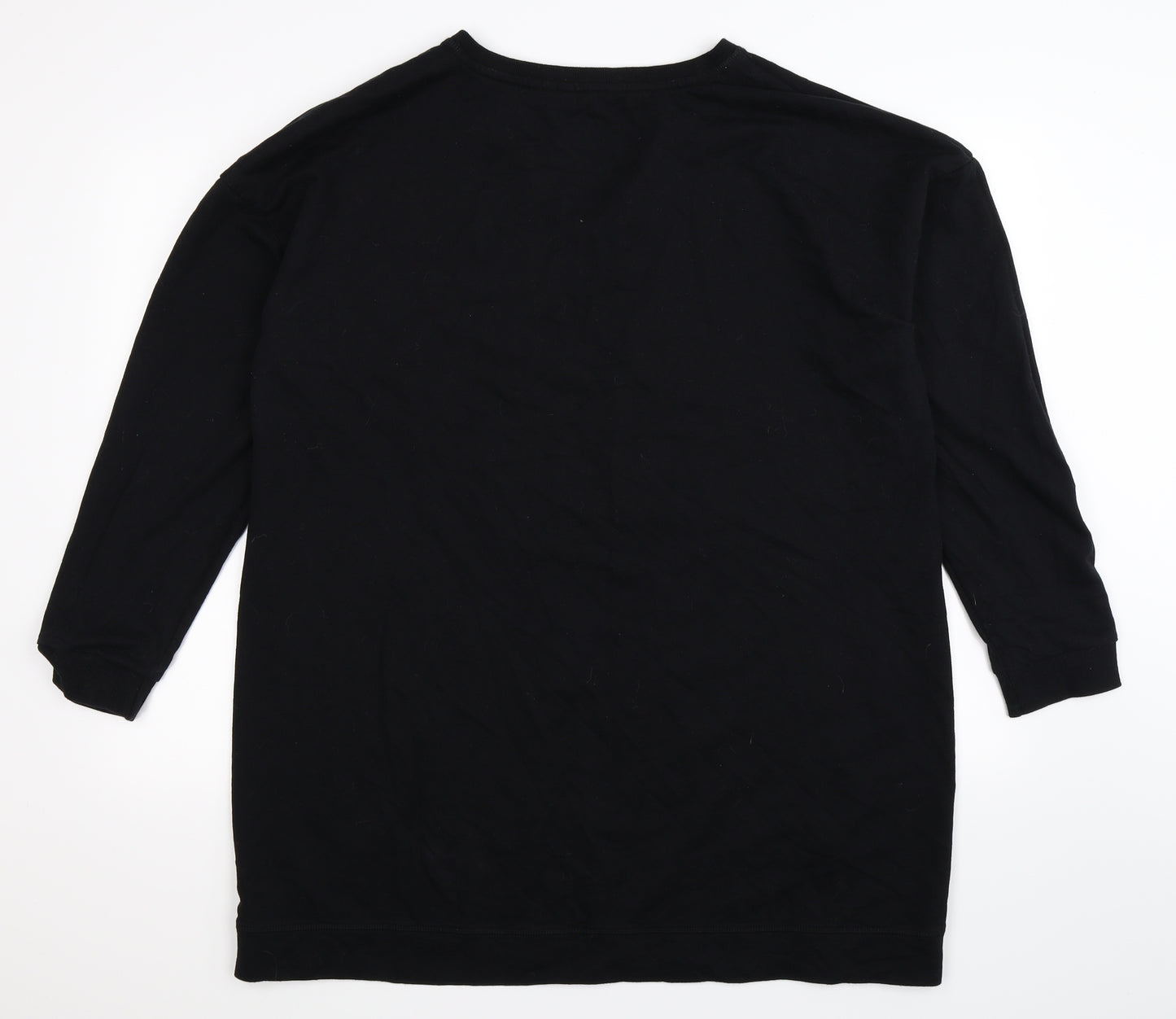 NEXT Womens Black   T-Shirt Dress  Size 22