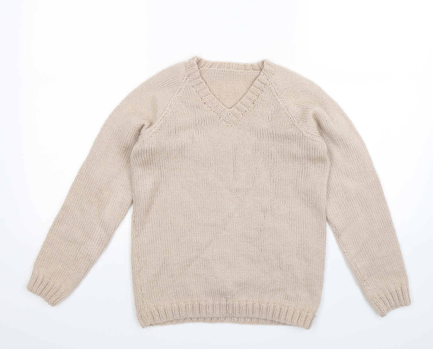 Preworn Womens Grey  Knit Pullover Jumper Size 8