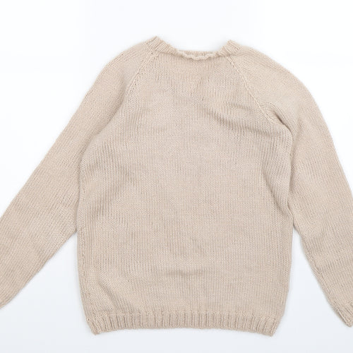 Preworn Womens Grey  Knit Pullover Jumper Size 8