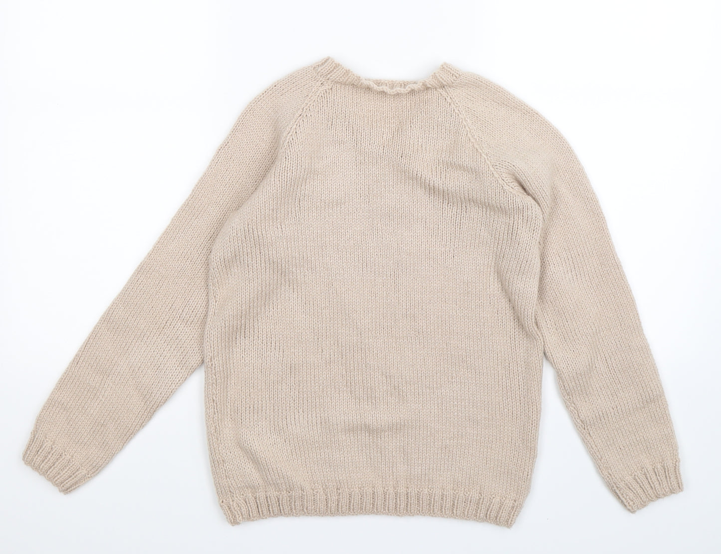 Preworn Womens Grey  Knit Pullover Jumper Size 8