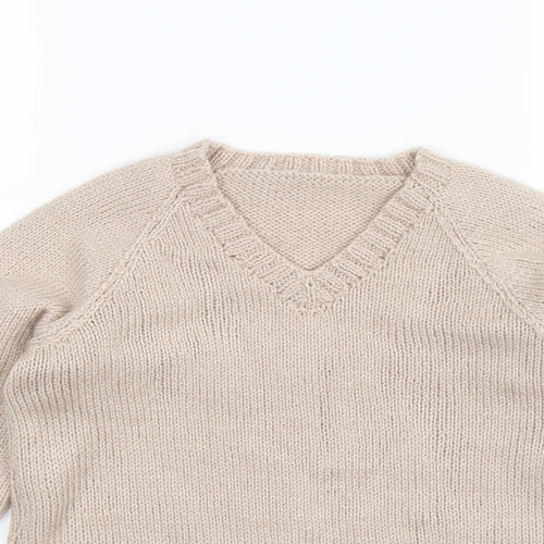Preworn Womens Grey  Knit Pullover Jumper Size 8