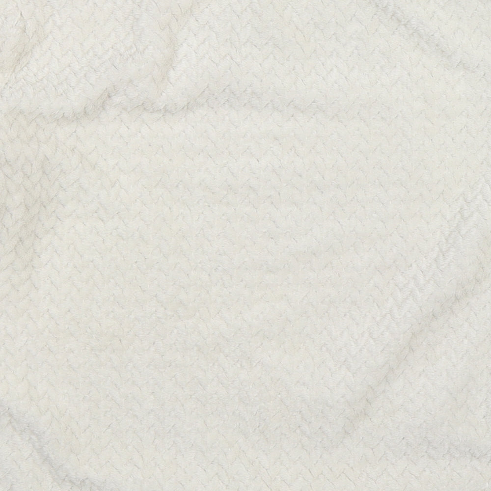 George Womens White  Fleece Top Pyjama Top Size 14
