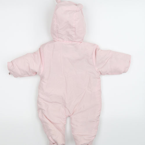 Babytown Girls Pink   Coverall One-Piece Size 3-6 Months
