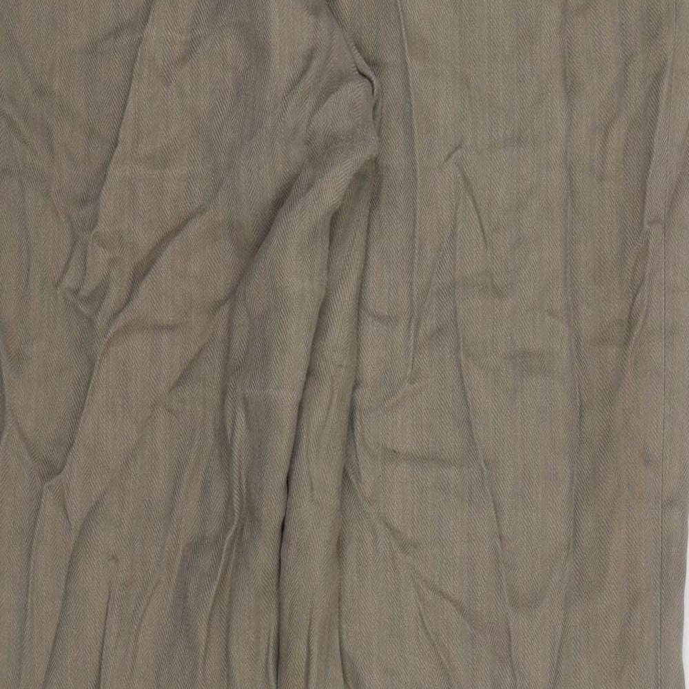 Paul Costelloe Womens Beige   Trousers  Size 16 L32 in