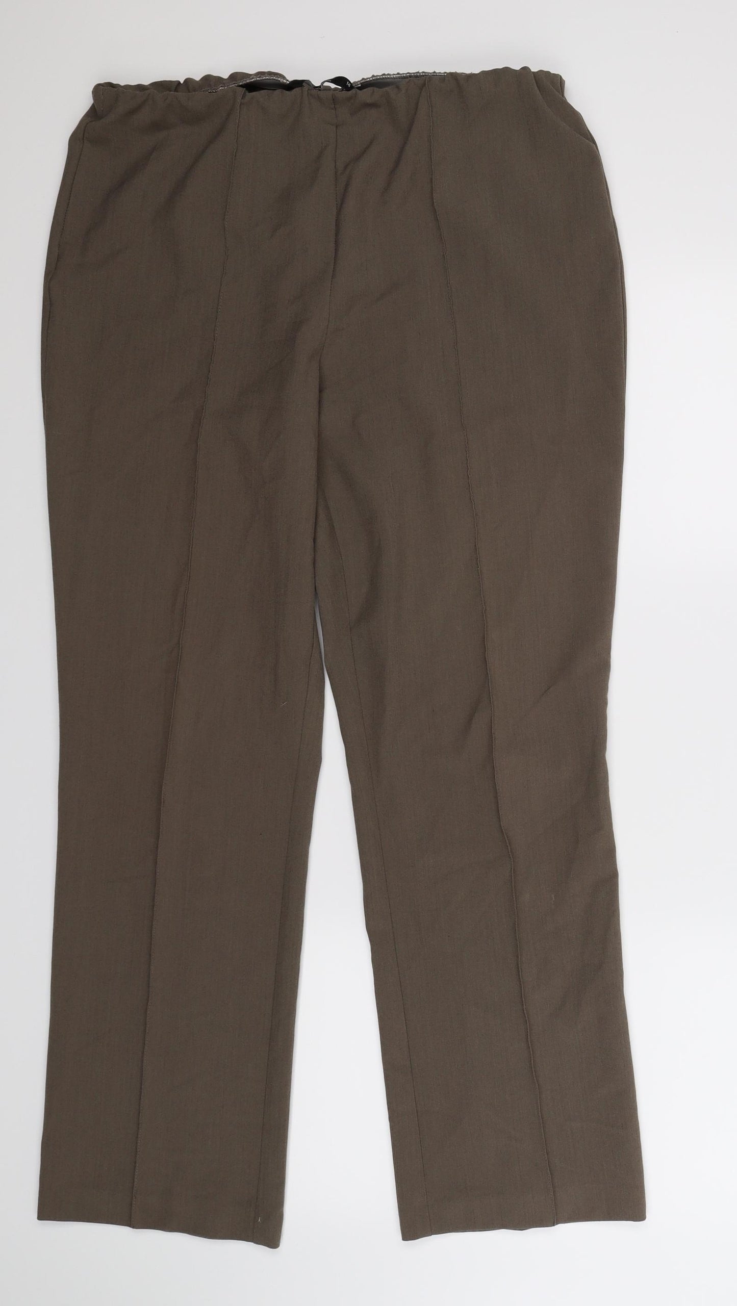 BM Womens Grey   Trousers  Size 14 L29 in