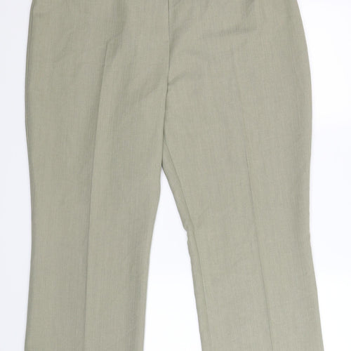 Marks and Spencer Womens Green   Trousers  Size 18 L28 in