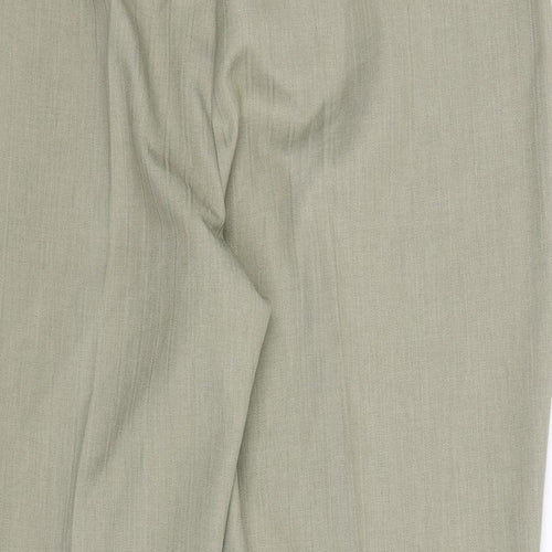 Marks and Spencer Womens Green   Trousers  Size 18 L28 in