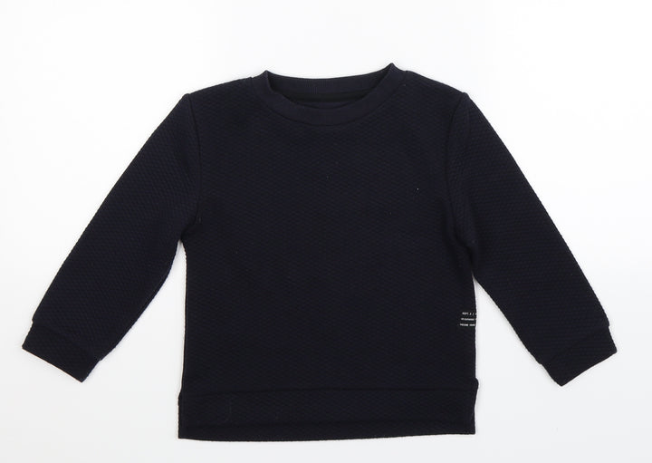 Primark Boys Blue Pullover Sweatshirt Size 3-4 Years