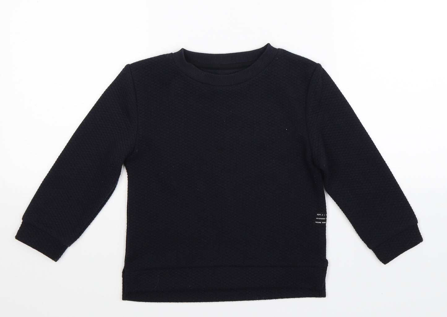Primark Boys Blue   Pullover Sweatshirt Size 3-4 Years