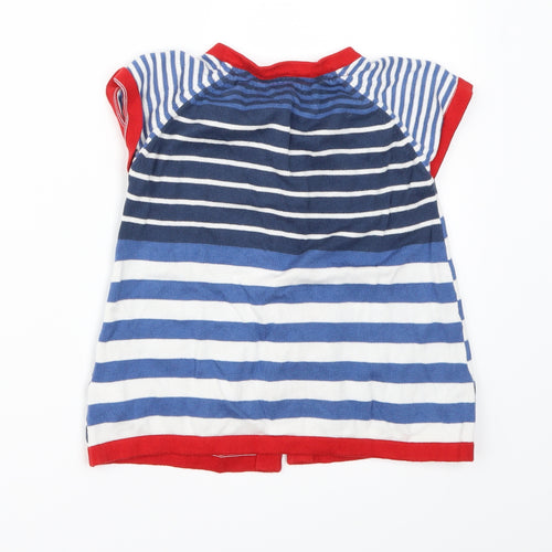 Indigo Girls Blue Striped  Cardigan Jumper Size 3-4 Years