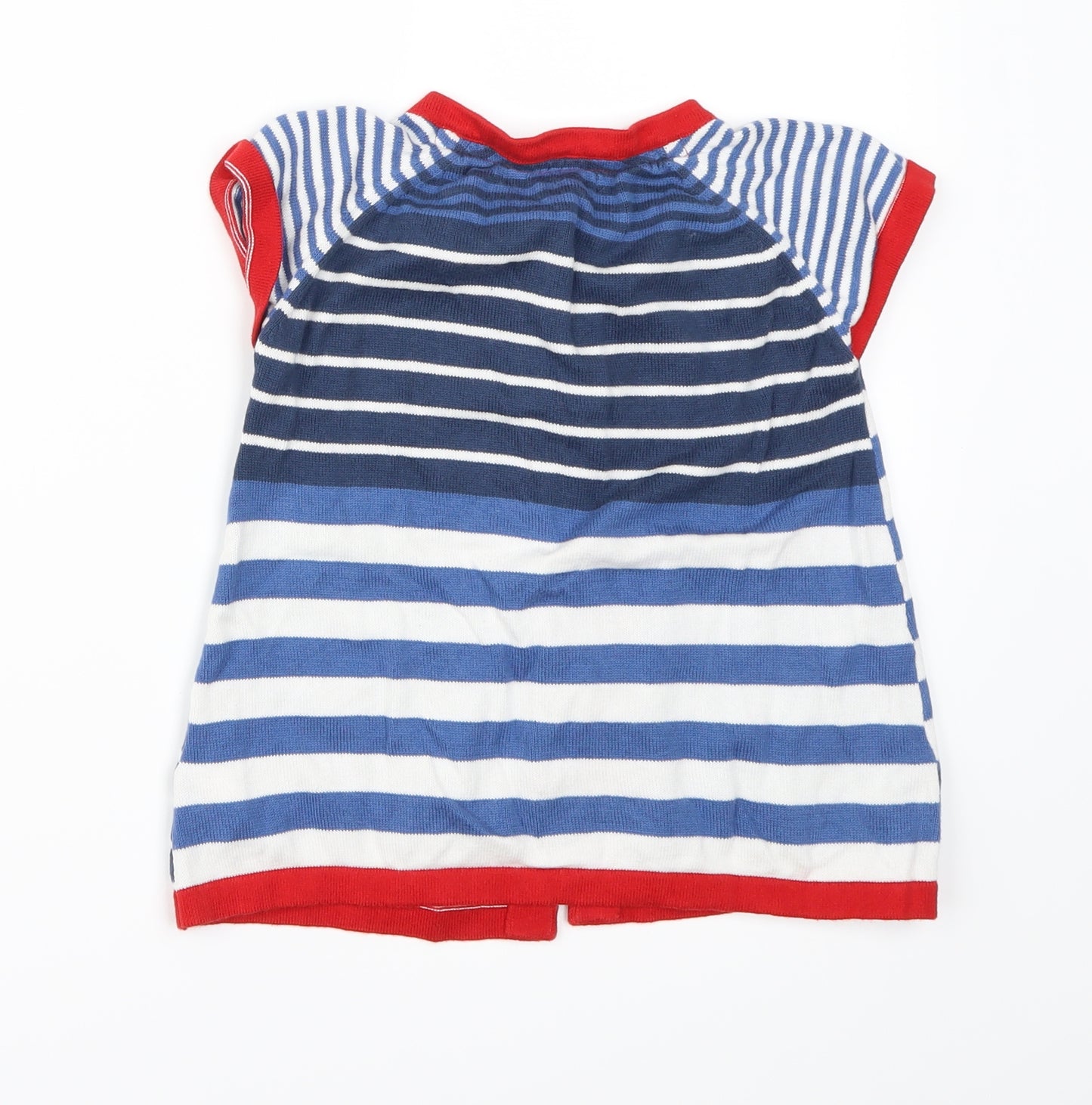 Indigo Girls Blue Striped  Cardigan Jumper Size 3-4 Years