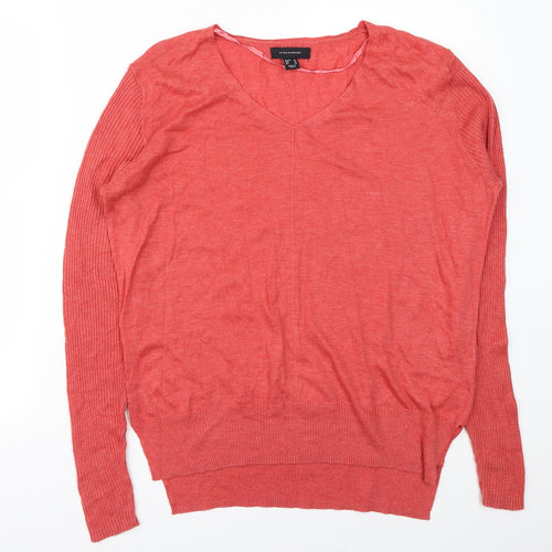 Primark Womens Orange   Pullover Jumper Size 14