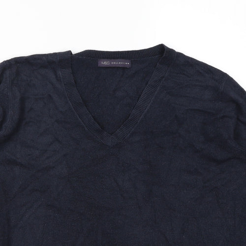 Marks and Spencer Womens Blue   Pullover Jumper Size 14