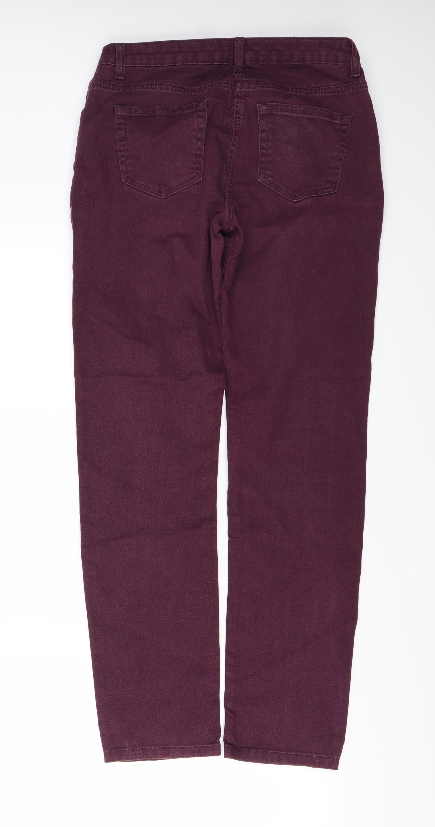 Wallis Womens Purple   Skinny Jeans Size 10 L28 in