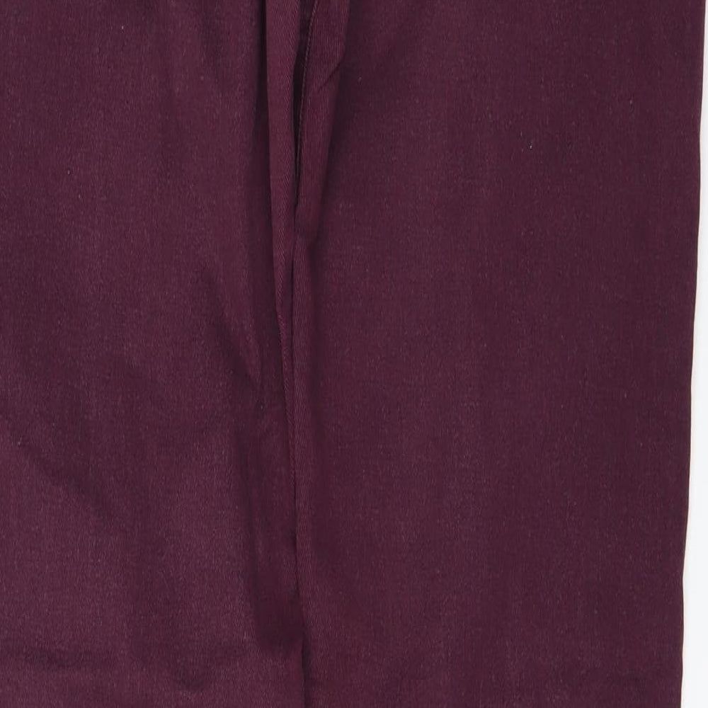 Wallis Womens Purple   Skinny Jeans Size 10 L28 in
