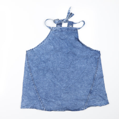 Preworn Womens Blue   Basic Blouse Size M