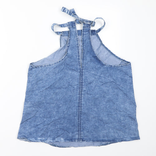 Preworn Womens Blue   Basic Blouse Size M