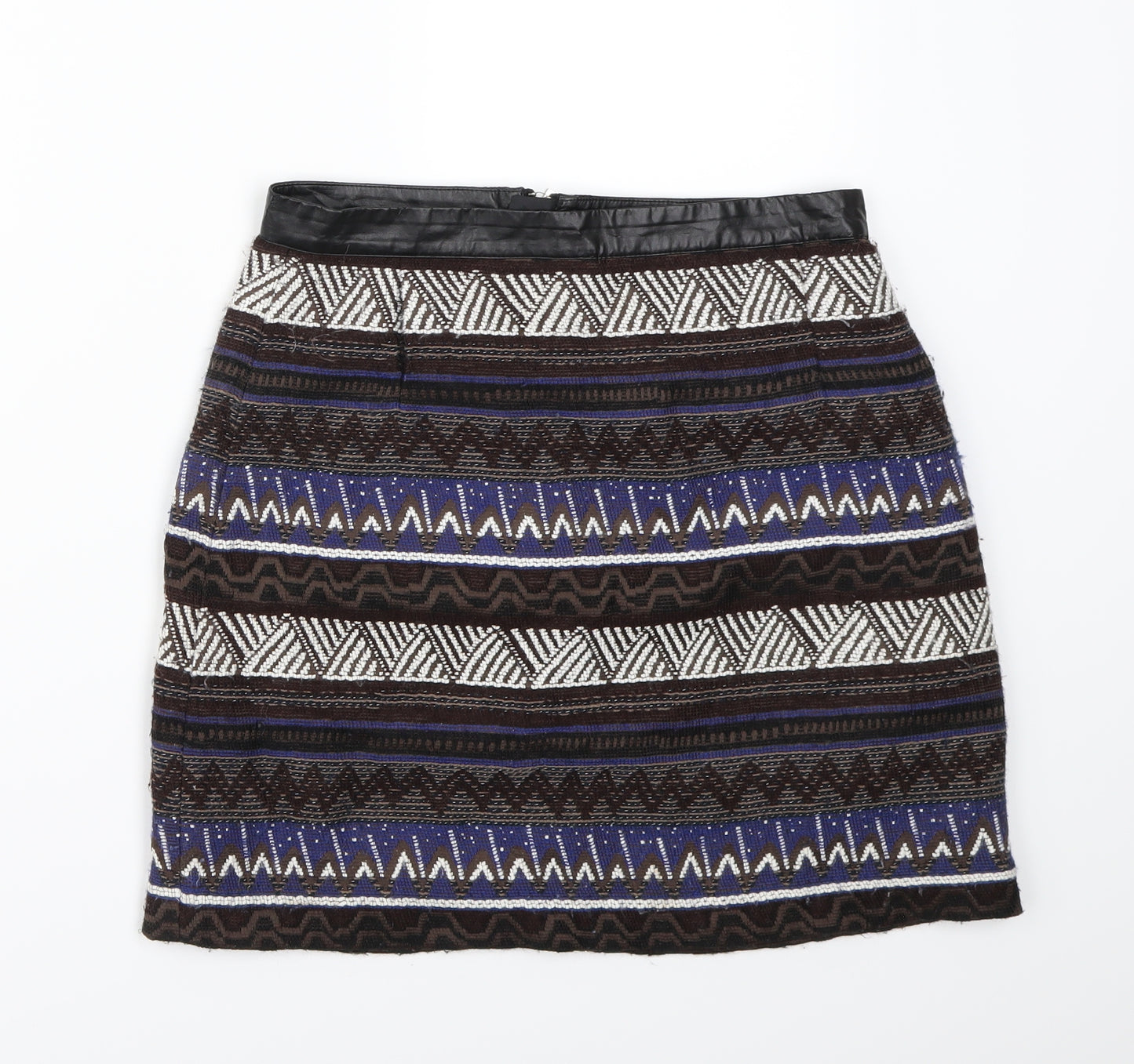 H&M Womens Brown   A-Line Skirt Size 8