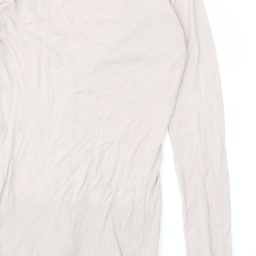 H&M Womens Grey   Basic Blouse Size 6