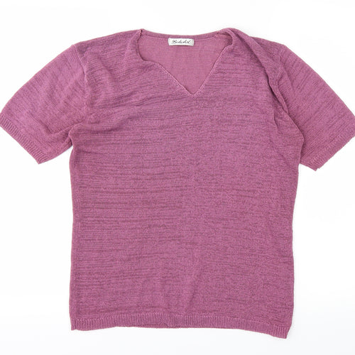Berkertex Womens Purple   Basic T-Shirt Size 10