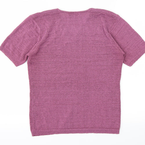 Berkertex Womens Purple   Basic T-Shirt Size 10