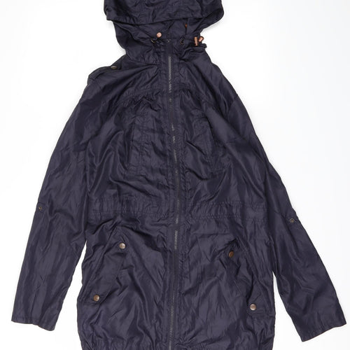 New Look Womens Purple   Windbreaker Coat Size 10