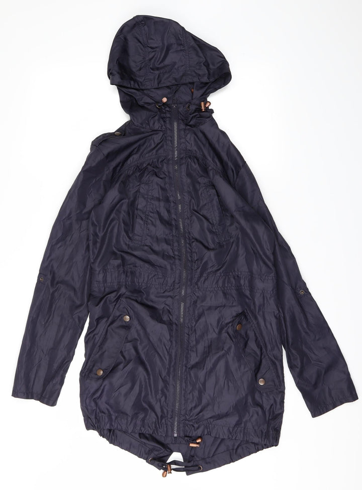 New Look Womens Purple   Windbreaker Coat Size 10