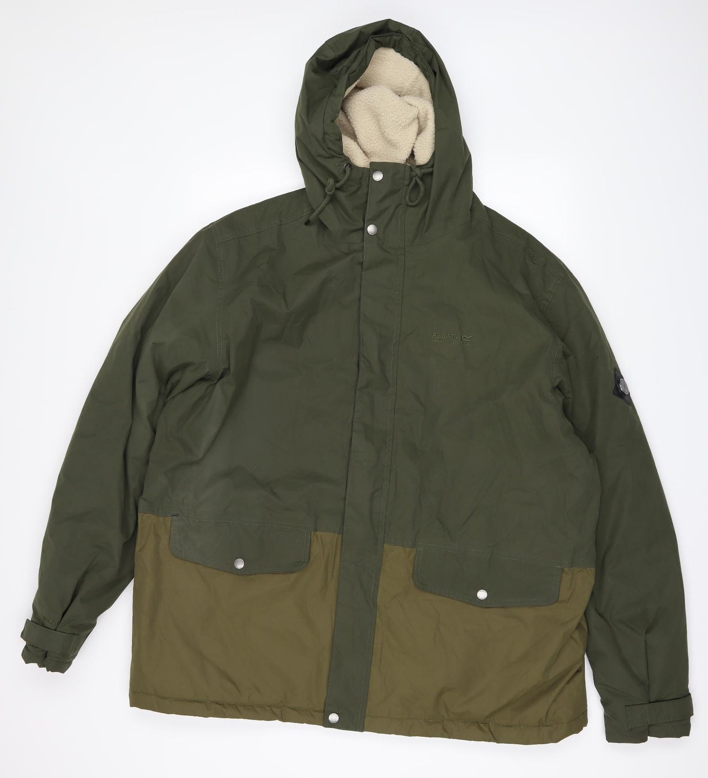 Regatta Mens Green   Rain Coat Coat Size 2XL