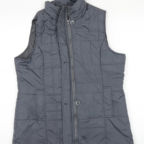 fabrizio Womens Blue   Puffer Jacket Waistcoat Size M