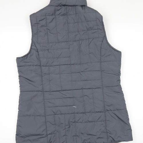 fabrizio Womens Blue   Puffer Jacket Waistcoat Size M