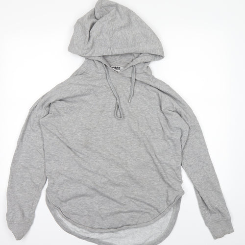 Urban Classics Womens Grey   Pullover Hoodie Size S