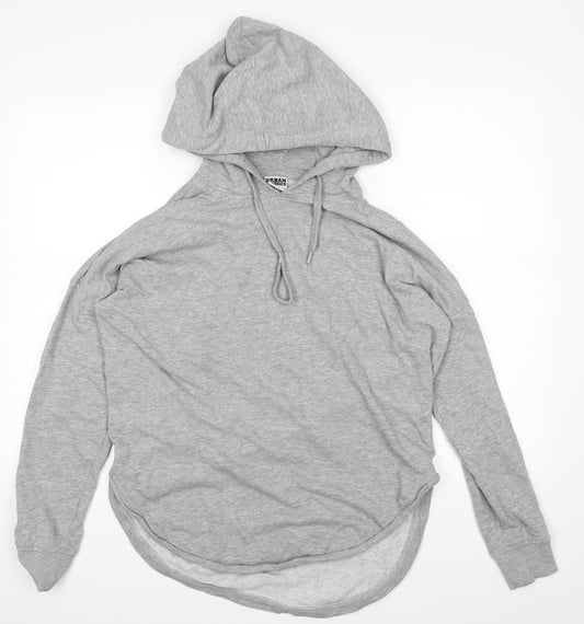 Urban Classics Womens Grey   Pullover Hoodie Size S