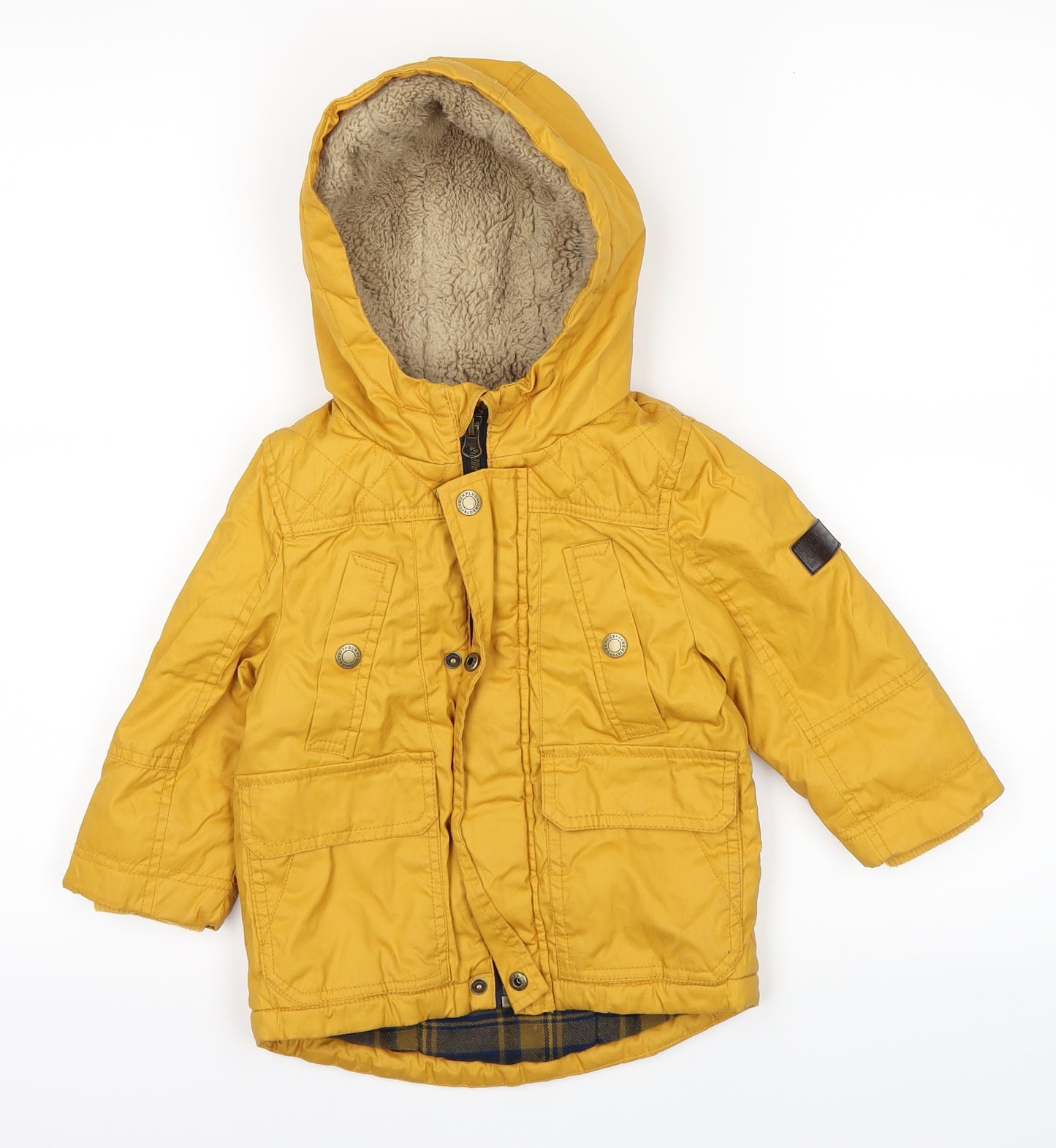 George Baby Yellow   Rain Coat Coat Size 12-18 Months