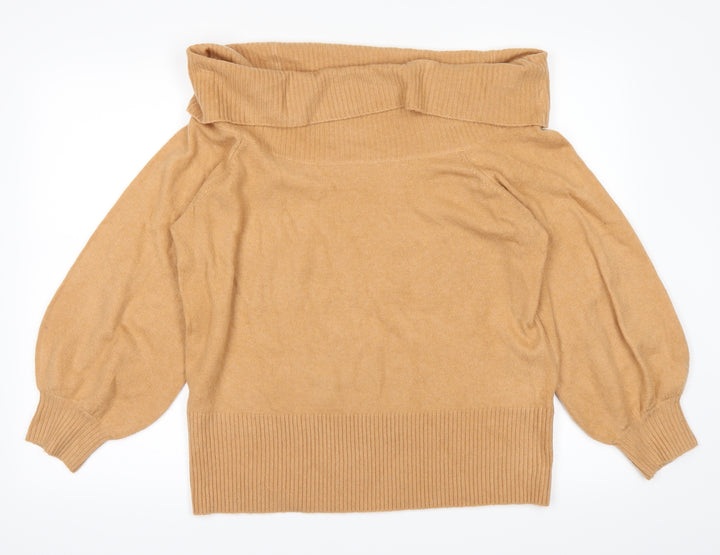 River Island Womens Orange   Pullover Jumper Size L