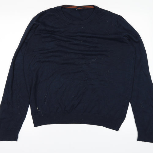 defraco Mens Blue   Basic T-Shirt Size L