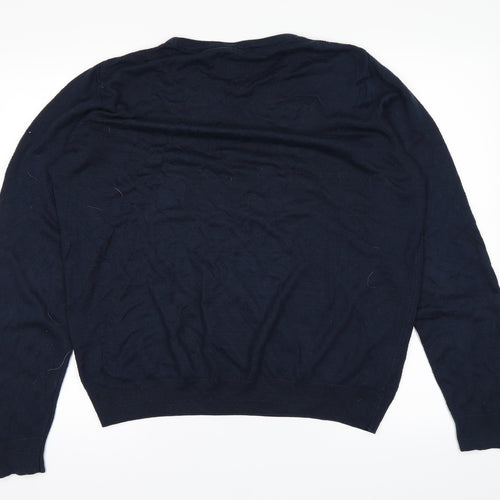 defraco Mens Blue   Basic T-Shirt Size L